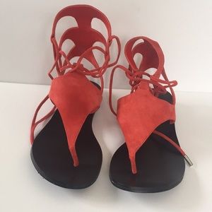 COPY - Kendall and Kylie coral sandals